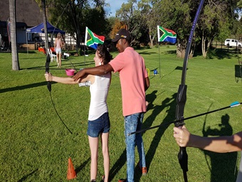 Archery team building facilitator