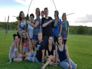 Archery Team Building group photo