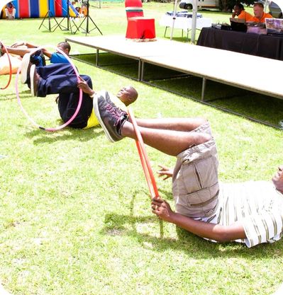 team building fun photo