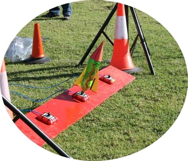 rocket launch setup pad