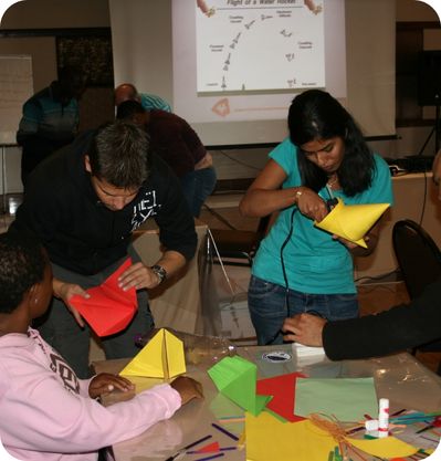 rocket launch team building